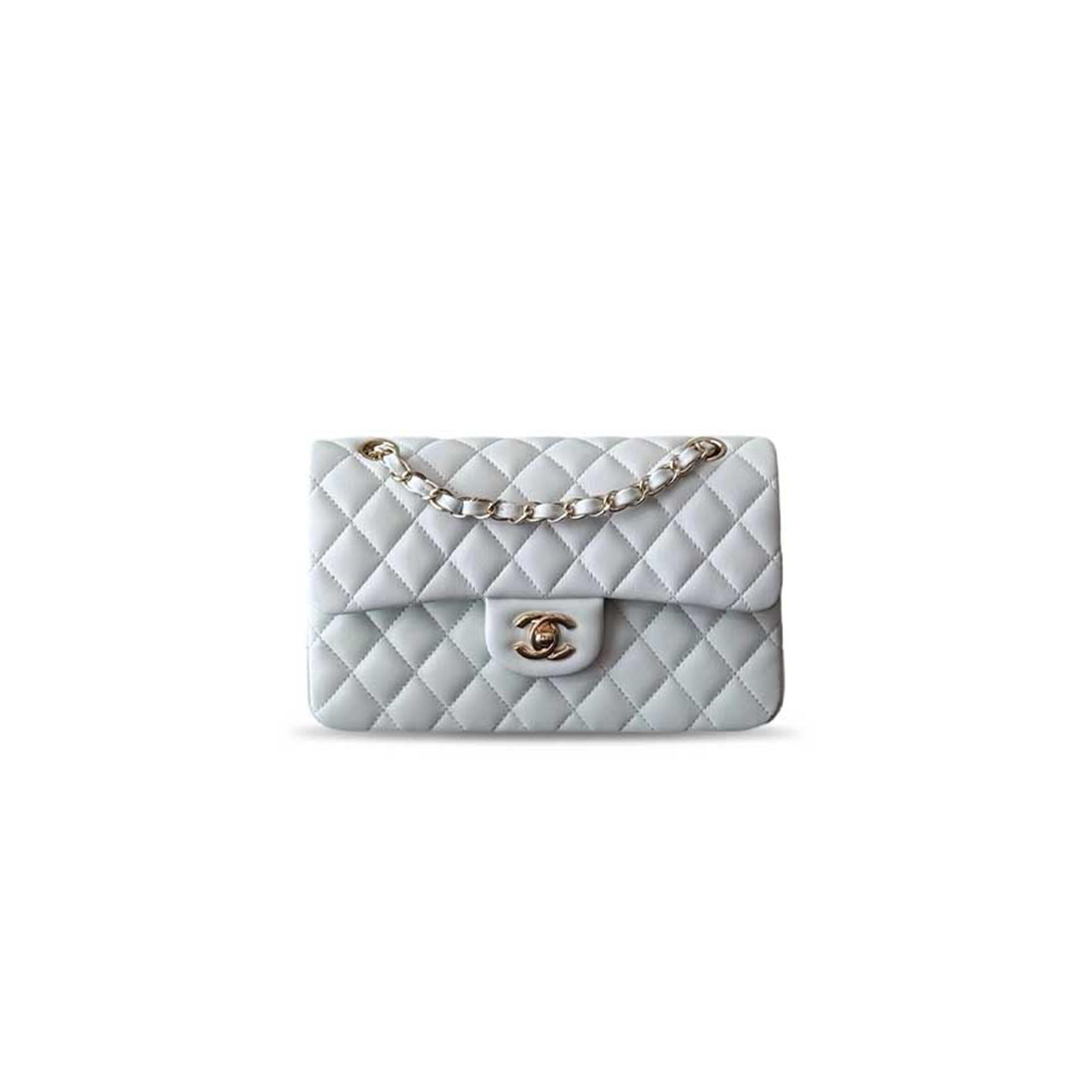 CHANEL LAMBSKIN SMALL CLASSIC FLAP BAG A01112 (23*14*6.5cm)